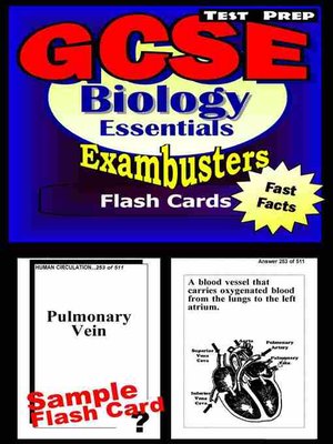 cover image of GCSE Biology Test Prep Review - Exambusters Flash Cards